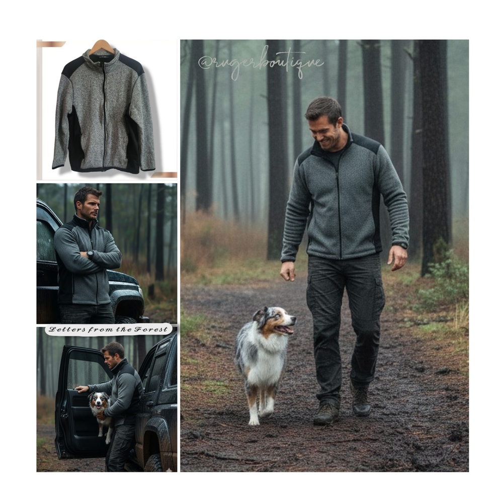 🌿Beverly Hills Polo Club Mens Large Gray Black Full Zip Jacket - Picture 9 of 11